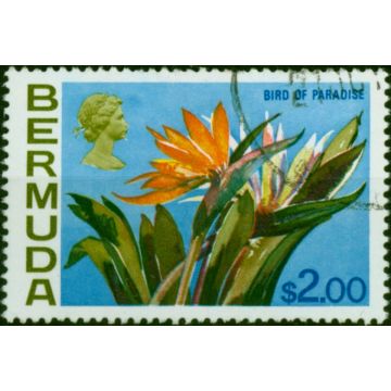 Bermuda 1975 $2 Bird of Paradise SG264a Fine Used (3) 