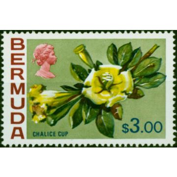 Bermuda 1975 $3 Chalice Cup SG265a V.F MNH (3) 