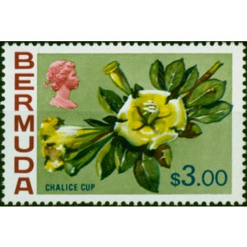 Bermuda 1975 $3 Chalice Cup SG265a V.F MNH (2)