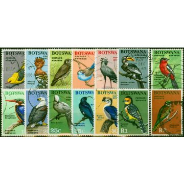 Botswana 1967 Birds Set of 14 SG220-233 Fine Used 