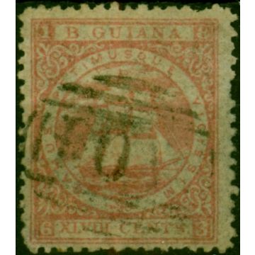 British Guiana 1863 48c Pale Red SG82 Good Used 