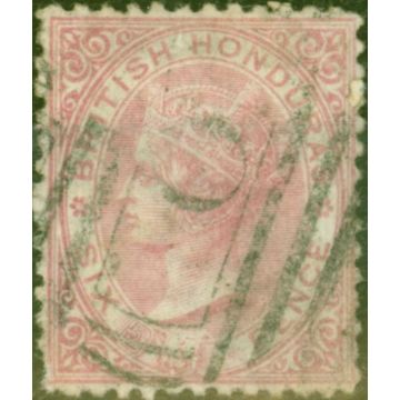 British Honduras 1872 6d Rose SG9 Average Used 