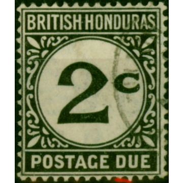 British Honduras 1923 2c Black SGD2 Fine Used 