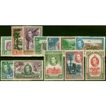 British Honduras 1938 Set of 12 SG150-161 Fine LMM