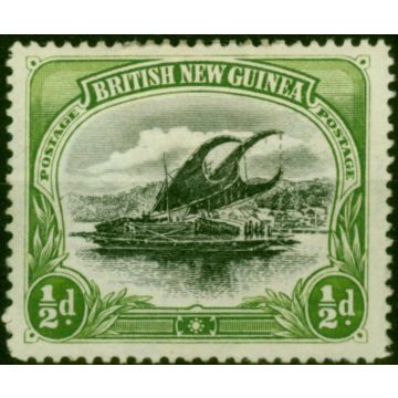 British New Guinea 1901 1/2d Black & Yellow-Green SG1 Fine MM