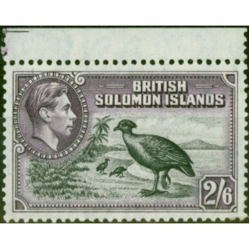 British Solomon Islands 1939 2s6d Black & Violet SG70 V.F MNH