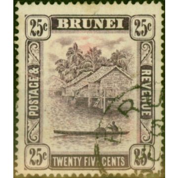 Brunei 1920 25c Deep Lilac SG43 Fine Used