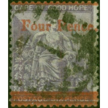 C.O.G.H 1868 4d on 6d Deep Lilac SG27 Fine Used 