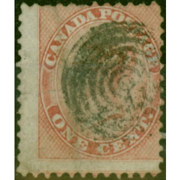 Canada 1859 1c Pale Rose SG29 Good Used (2)