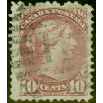 Canada 1874 10c Very Pale Lilac-Magenta SG99 Fine Used
