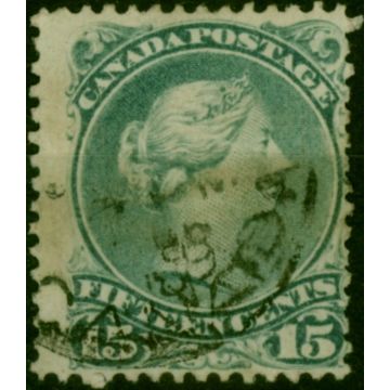 Canada 1887 15c Slaty Blue SG69 Fine Used