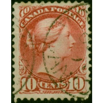 Canada 1890 10c Carmine-Pink SG110 Fine Used 