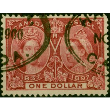 Canada 1897 $1 Lake SG136 Fine Used 
