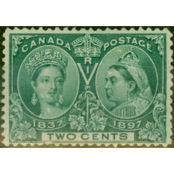 Canada 1897 2c Deep Green SG125 Fine MM 