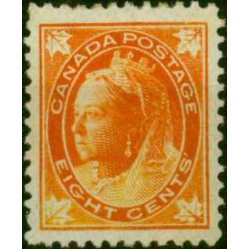 Canada 1897 8c Orange SG148 Fine & Fresh MM 