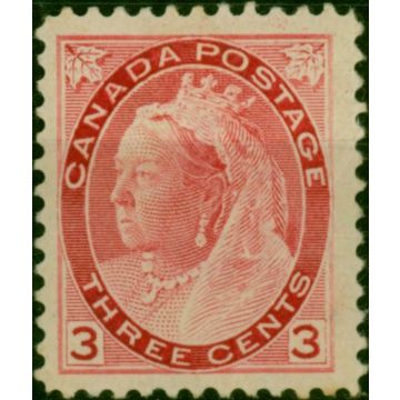 Canada 1898 3c Rose-Carmine SG156 Fine MM 