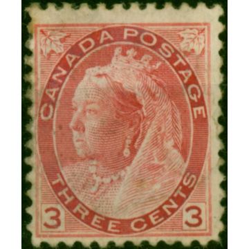 Canada 1898 3c Rose-Carmine SG156 Good MM 