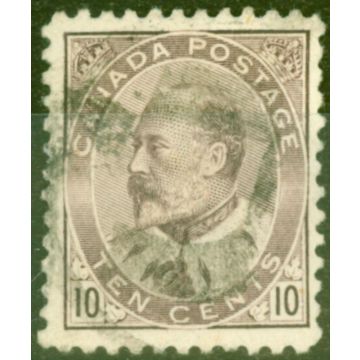 Canada 1903 10c Brown-Lilac SG182 Good Used (2)