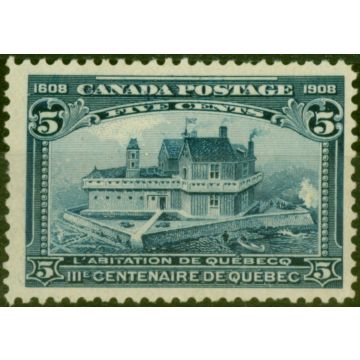Canada 1908 5c Indigo SG191 Fine MM