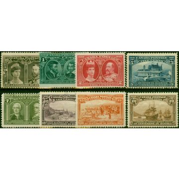 Canada 1908 Quebec Set of 8 SG188-195 Fine MM