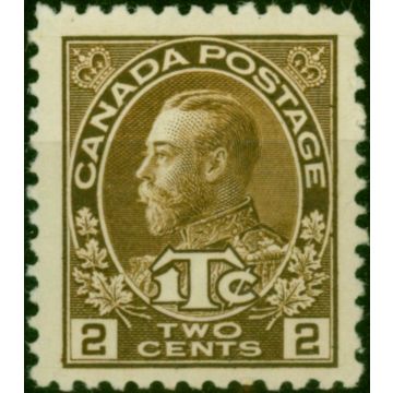 Canada 1916 2c + 1c Deep Brown SG240 Fine VLMM 