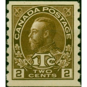 Canada 1916 2c + 1c Deep Brown SG243 Fine LMM 