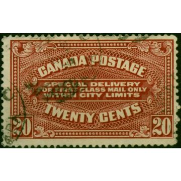 Canada 1922 20c Carmine-Red SGS4 Fine Used 