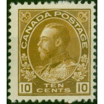 Canada 1925 10c Bistre-Brown SG254 Fine MM 