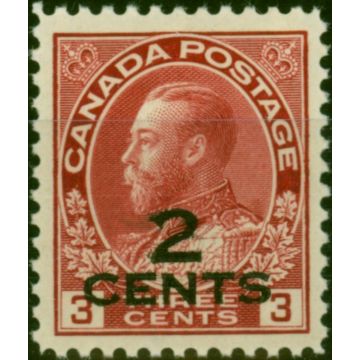 Canada 1926 2c on 3c Carmine SG265 V.F VLMM 
