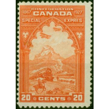 Canada 1927 20c Orange SGS5 Fine MM 