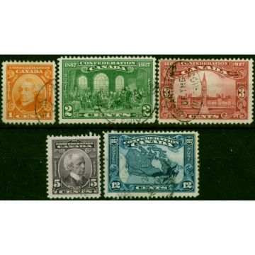 Canada 1927 Set of 5 SG266-270 Fine Used