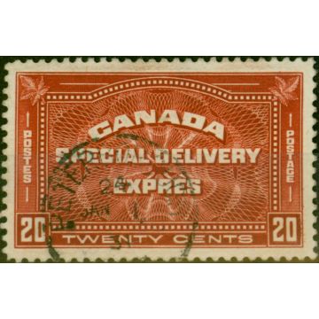 Canada 1930 20c Brown-Red SGS6 V.F.U