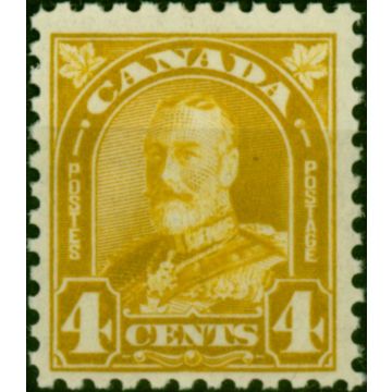 Canada 1930 4c Yellow-Bistre SG294 Fine MNH 