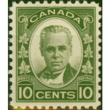 Canada 1931 10c Olive-Green SG312 V.F VLMM 