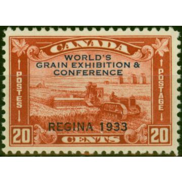Canada 1933 20c Red SG330 Fine & Fresh LMM 