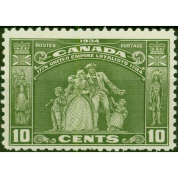 Canada 1934 10c Olive-Green SG333 Fine LMM 