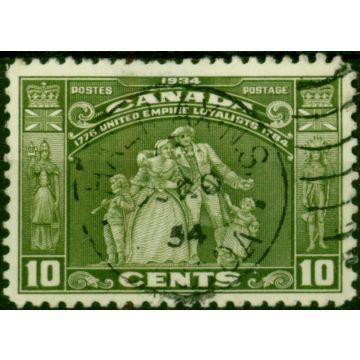 Canada 1934 10c Olive-Green SG333 Fine Used