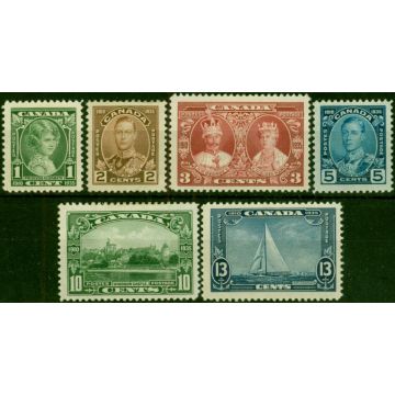 Canada 1935 Jubilee Set of 6 SG335-340 Fine & Fresh MM (2) 
