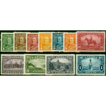 Canada 1935 Set of 11 SG341-351 Fine & Fresh MM 