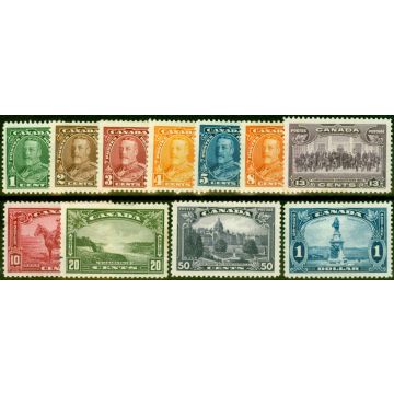 Canada 1935 Set of 11 SG341-351 Fine Lightly Mtd Mint