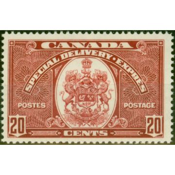 Canada 1938 20c Scarlet SG510 Fine MNH
