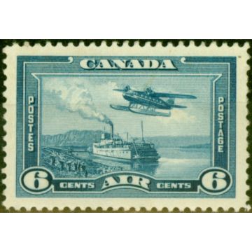 Canada 1938 Air 6c Blue SG371 Fine Lightly Mtd Mint