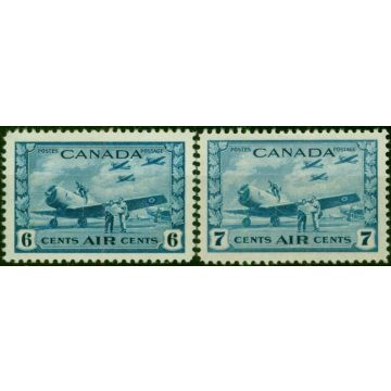 Canada 1942-43 Air Set of 2 SG399-400 Fine LMM (2)