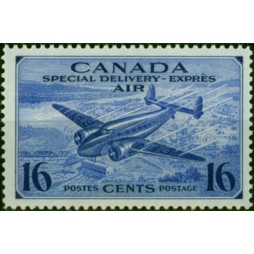 Canada 1942 16c Ultramarine SGS13 Fine MNH 