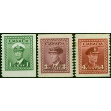 Canada 1945 Booklet Set of 3 SG394-396 Fine VLMM 