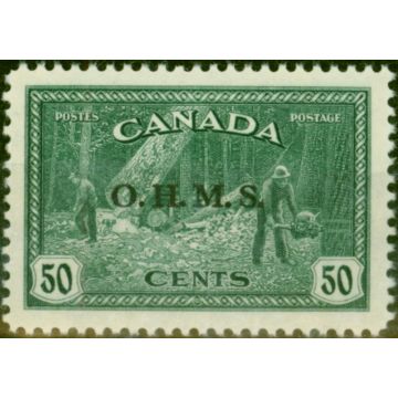 Canada 1949 50c Green SG0169 Fine & Fresh MM 