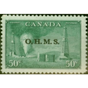 Canada 1950 50c Green SG0177 Fine LMM 