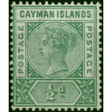Cayman Islands 1900 1/2d Deep Green SG1 Fine MM 