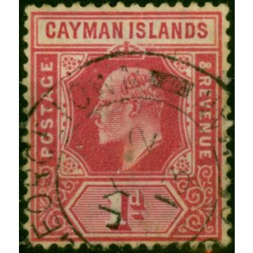 Cayman Islands 1905 1d Carmine SG9 Fine Used 