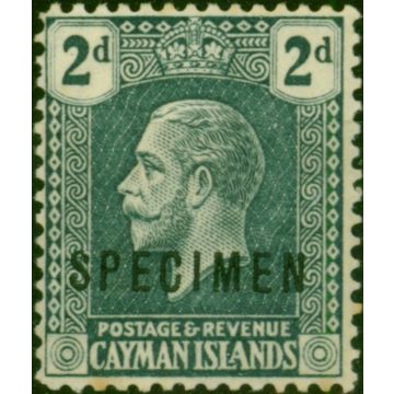 Cayman Islands 1922 2d Slate-Grey Specimen SG73s Fine MM 